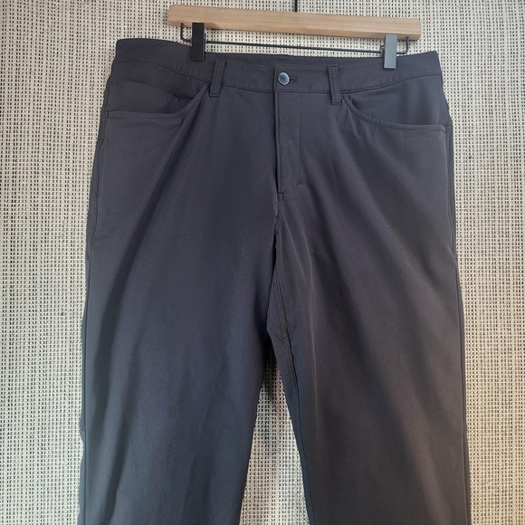 lululemon athletica Other - Lululemon Pants Mens 34 Dark Gray Performance Polyester Casual Travel Tech Golf